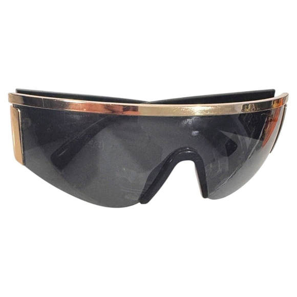 VERSACE MOD.2197 1000/6G TRIBUTE COLLECTION Black &‎ Gold New Women's Sunglasses - Picture 8 of 9